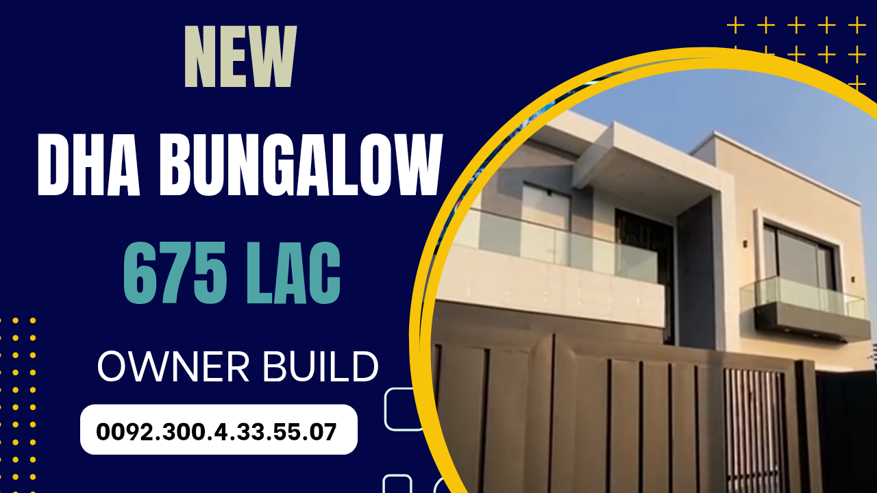 Kanal Bungalow in DHA lahore @ 675 lac