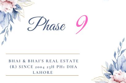 1 Kanal plot 6 for sale in DHA Lahore Phase 9